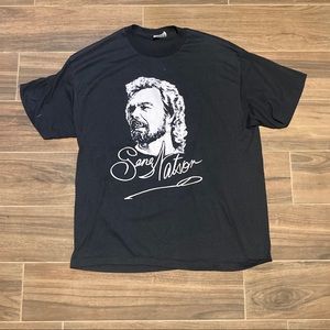 Vintage 80’s Gene Watson Musician Concert Merch Graphic Black T-Shirt XXL